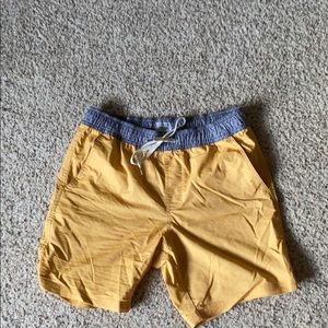 Vintage Yellow Tillys Swim Shorts